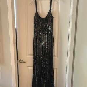 Black Sequin jumpsuit